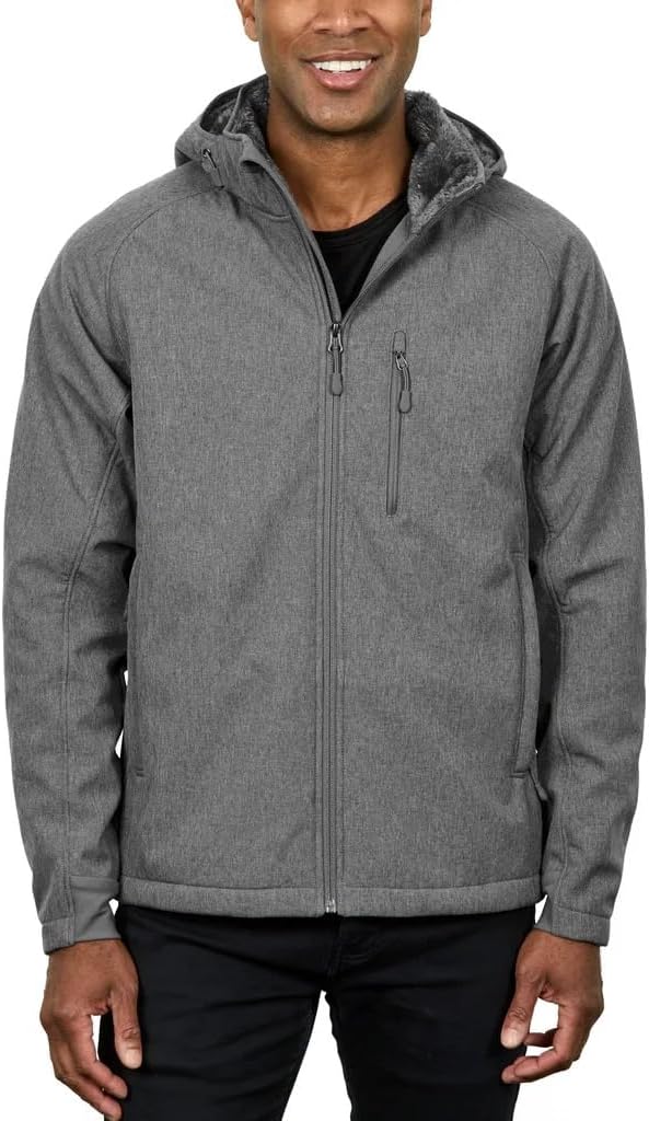 KIRKLAND Signature Men’s Water-Resistant Fleece Lined Softshell Jacket
