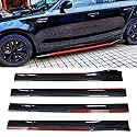 AMAIR Auto Trittbretter Seitenschweller für BMW X1 X2 X3 X4 X5 X6 E84 F48 F39 E83 F25 F26 G02 E53 E70,Auto Seitenschürze Seitenrock Flügel Diffusor Autoteile,A/Carbonfiberred