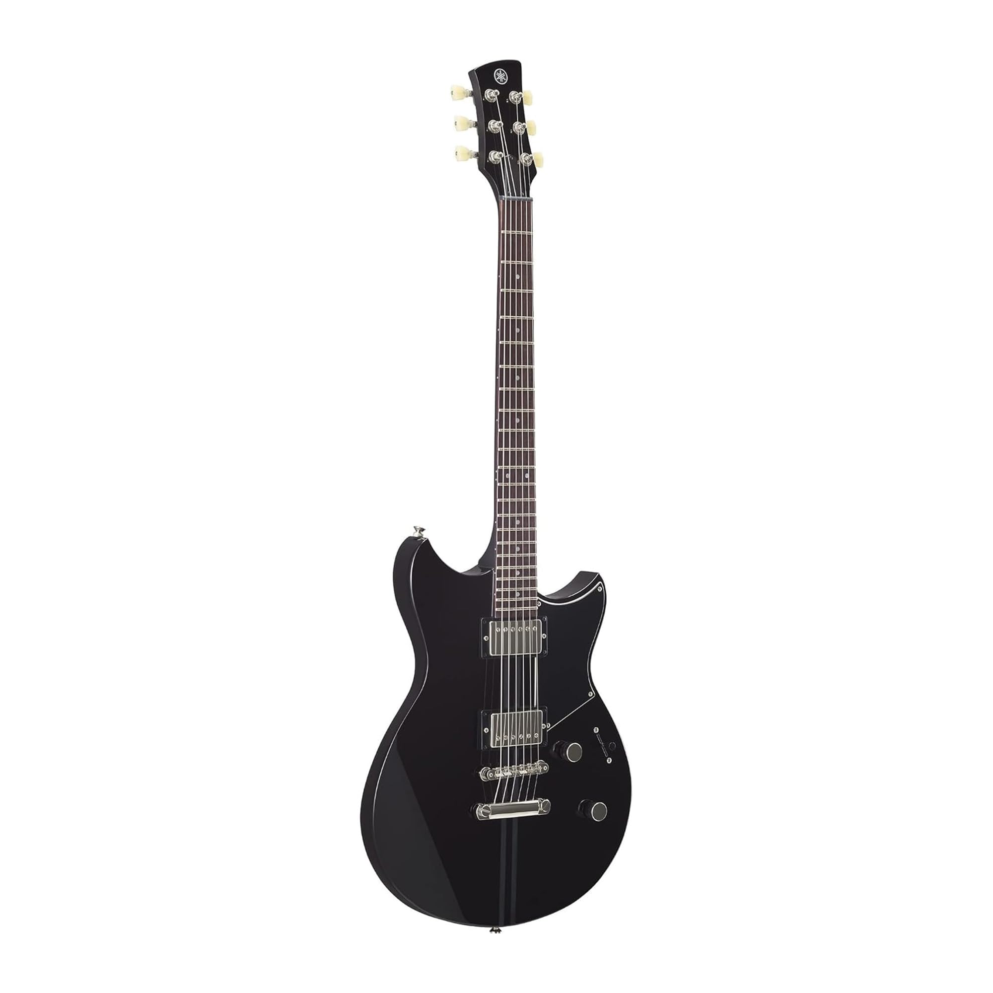 Yamaha 6 String Solid-Body Electric Guitar, Right, Black (RSE20 BL)