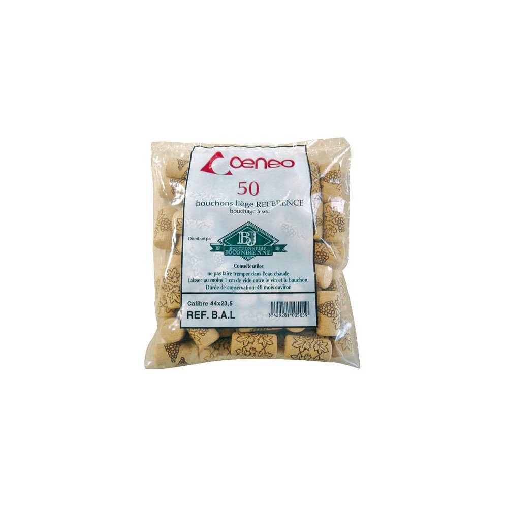 Bouchon Liège 42 x 23 mm résistant pour éviter les fuites de liquide
