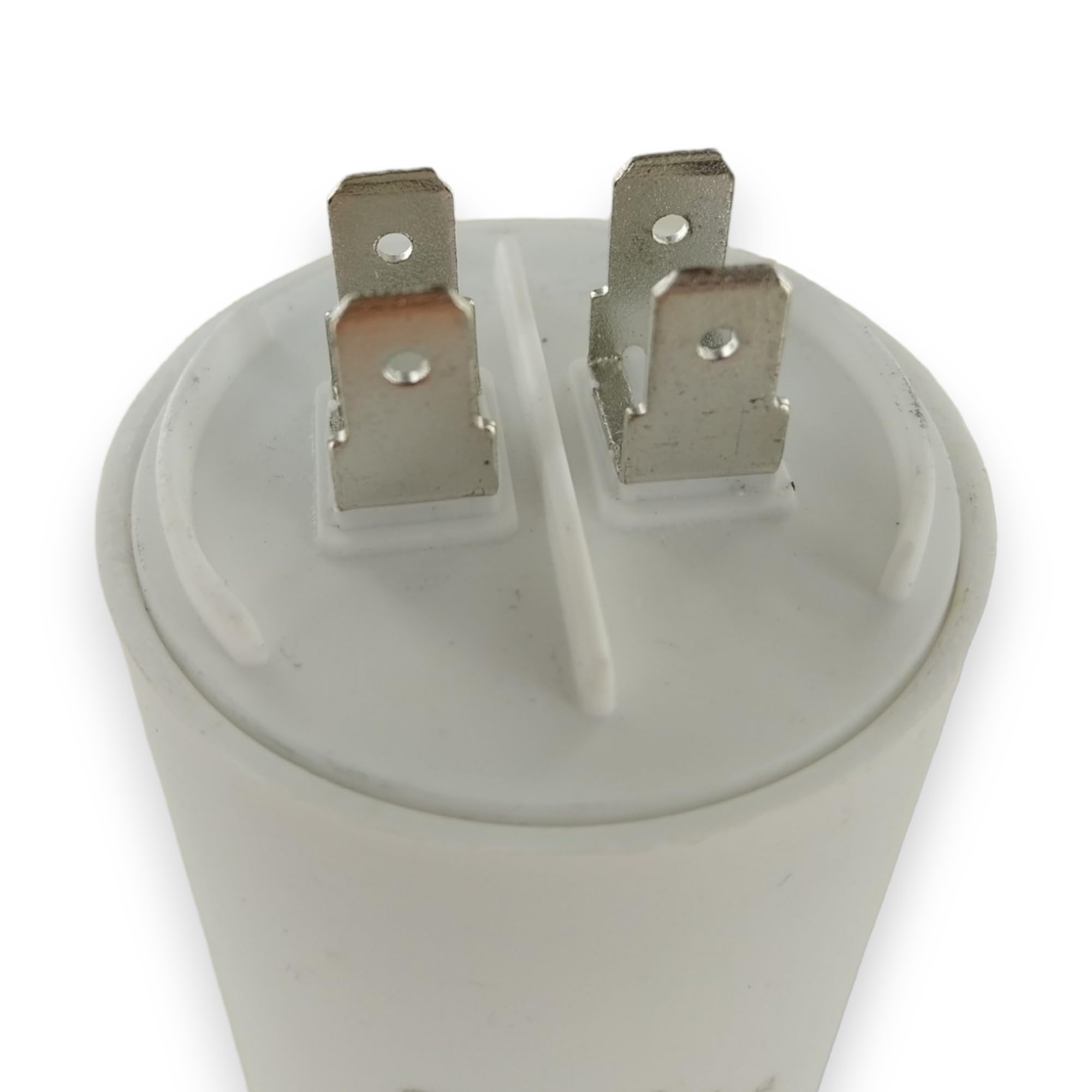 DL-pro Kondensator silnikowy 35µF 450 V Ø 45 x 95 mm uniwersalny z flagami wtykowymi AMP 6,3 mm i śrubą mocującą M8 CBB60, kondensator rozruchowy silnika do elektrycznych urządzeń domowych