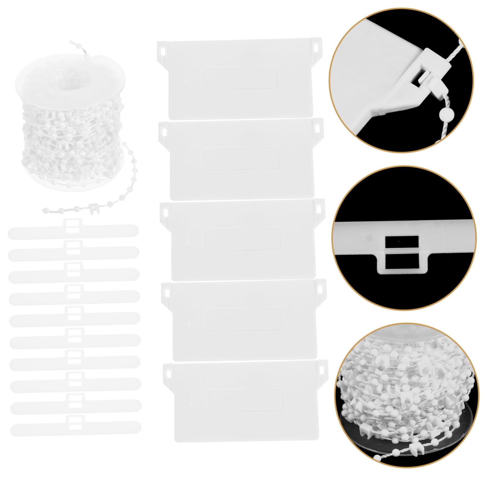 Riparazione per Tende con Pesi Inferiori e Accessori Facile Installazione e Resistente per Living Room Cucina e Ufficio