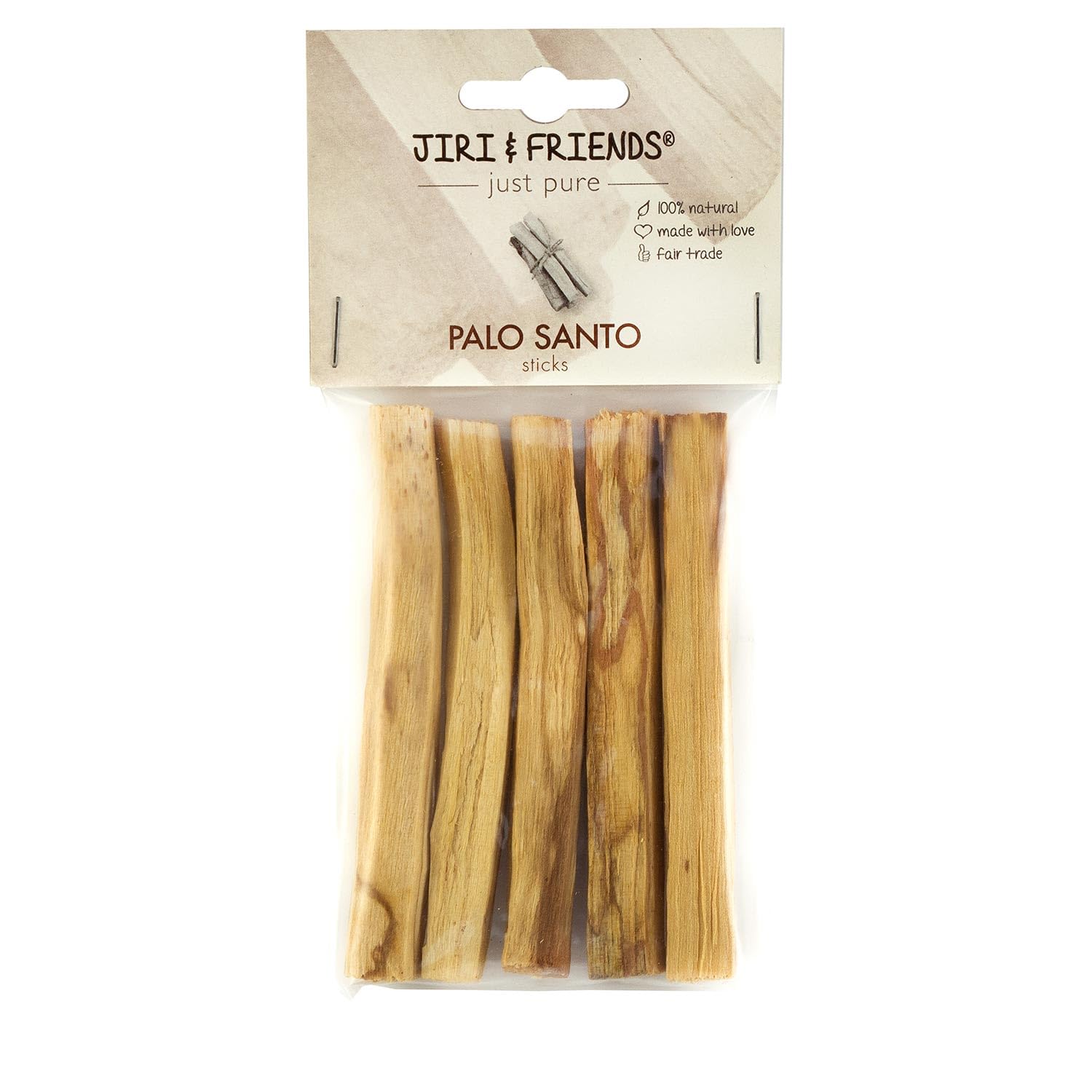 Jiri & Friends Palo Santo Räucherholz – Palo Santo Räucherholz – 25 Gramm