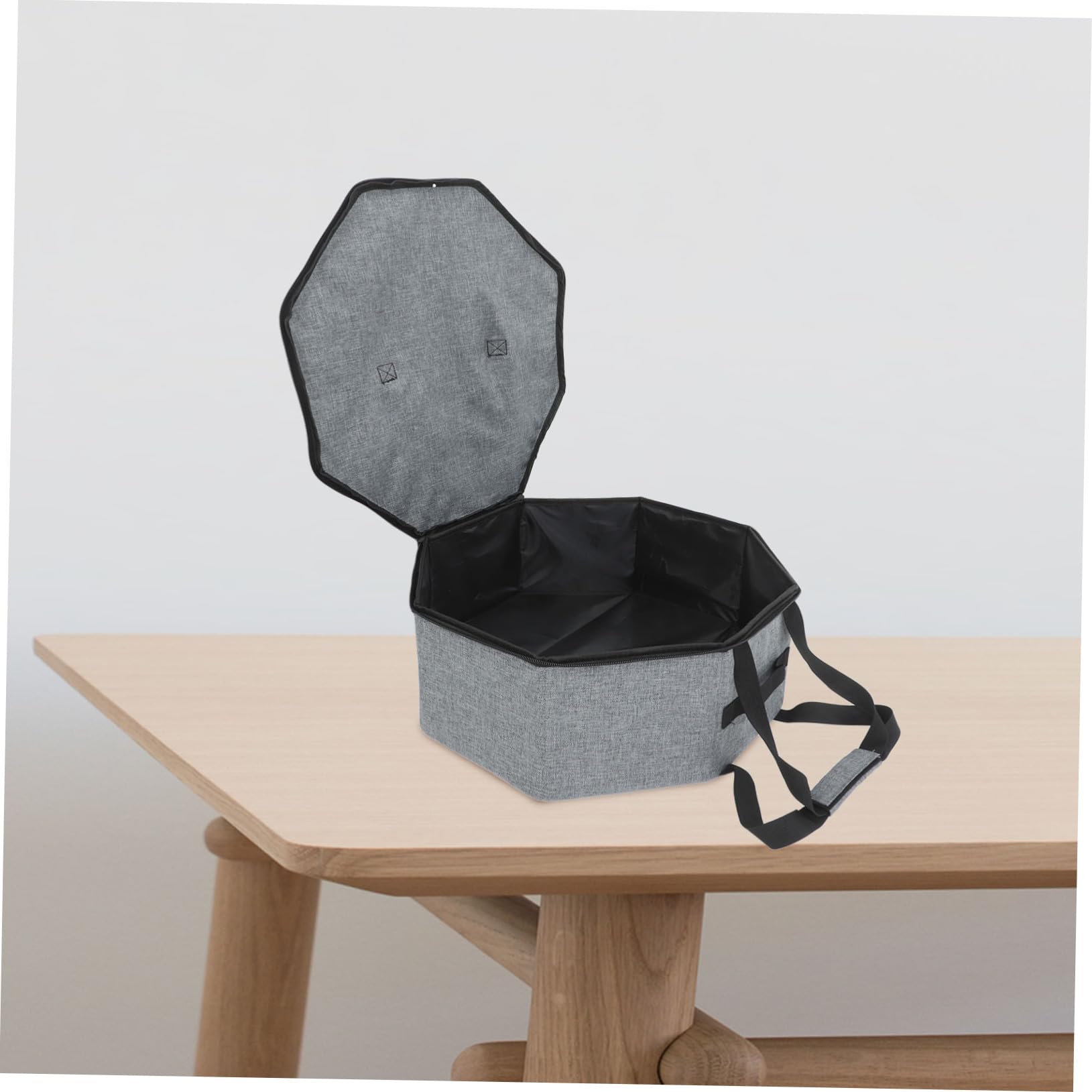 Uonlytech Grande Scatola Capacità Rotonda Pieghevole, Cappelli Cowboy