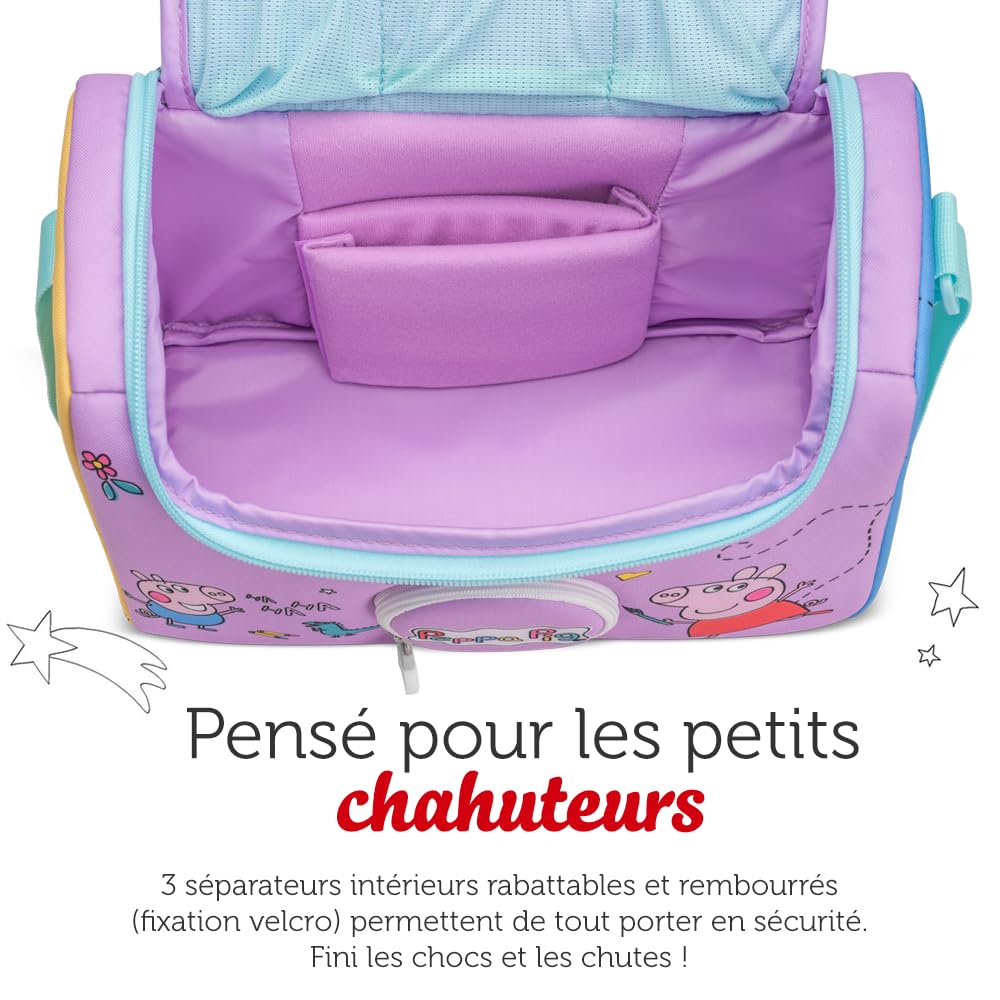 Tonies Sac Bandoulière Peppa Pig Sac de Transport pour Toniebox, Casque Audio Chuchote, Station de Recharge, 8 Figurines