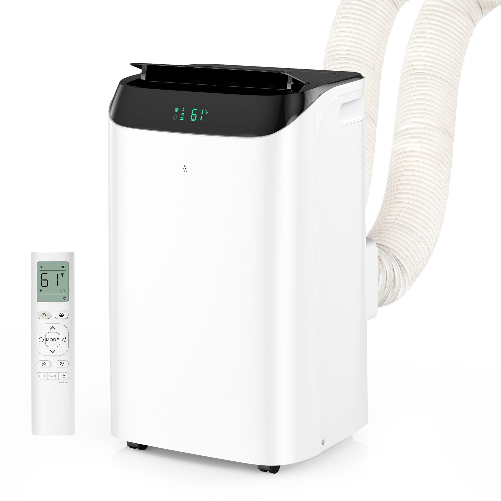 Photo 1 of ***FACTORY SEALED***
16,000 BTU Inverter Portable Air Conditioner with Remote, Free Stand Cooling Portable AC Unit for Room up to 800 sq.ft, with Dehumidifier & Fan,Dual Hose,Windows Kit,Quiet Sleep Mode(45dB)