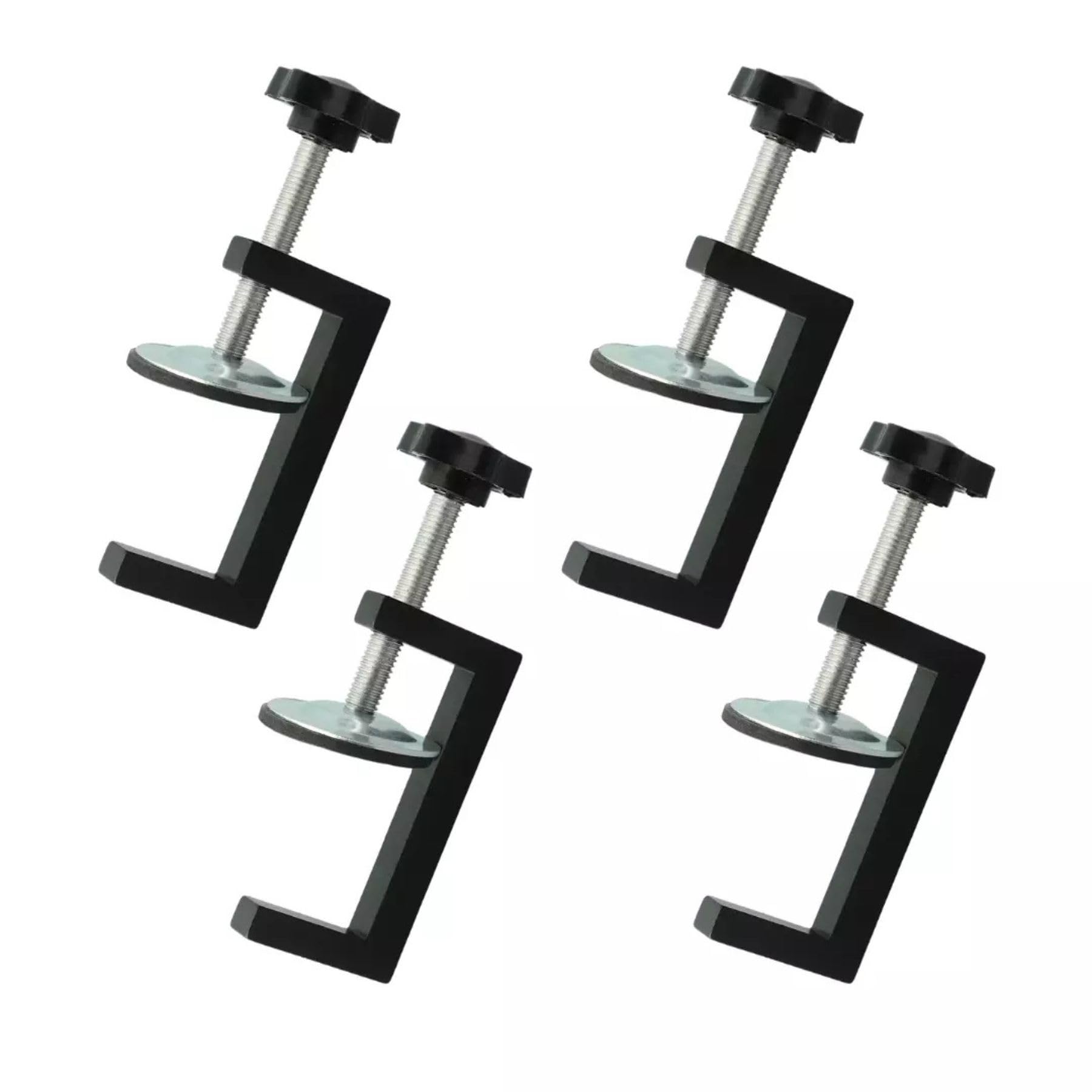 Okodoko Black Adjustable G Clamps For Woodwork Carpentry Mini Screw Table C Clamps (4)
