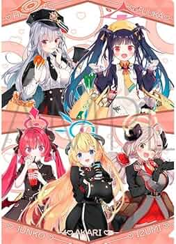 ブルーアーカイブ アクリルスタンド GIGO ハルナ アカリ ジュンコ イズミ ブルーアーカイブ アクリルスタンド GIGO ハルナ アカリ