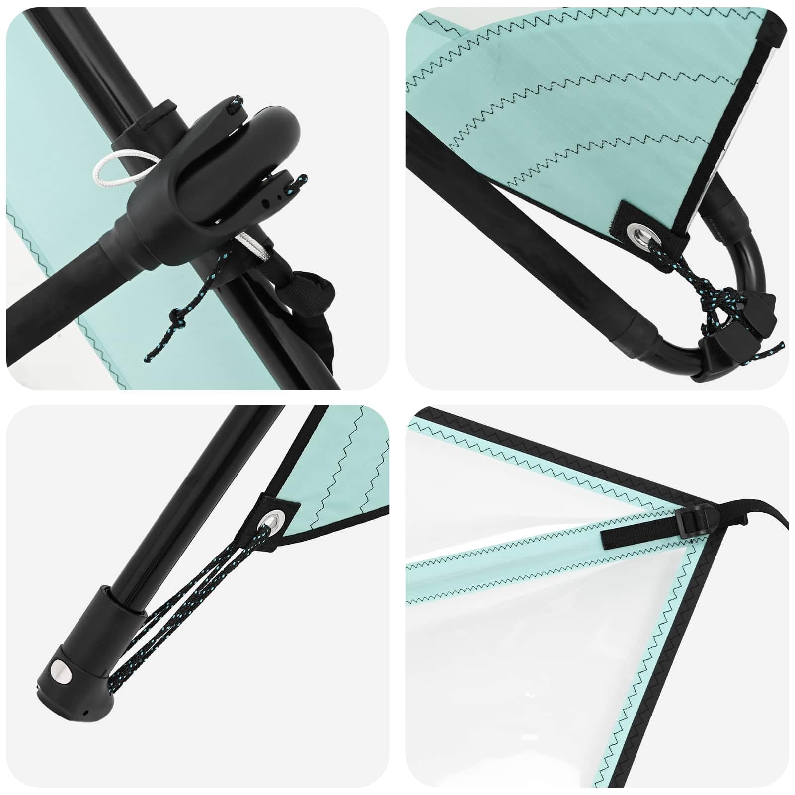 vidaXL Tavola da SUP gonfiabile con vela, in PVC, per esterni, oceano