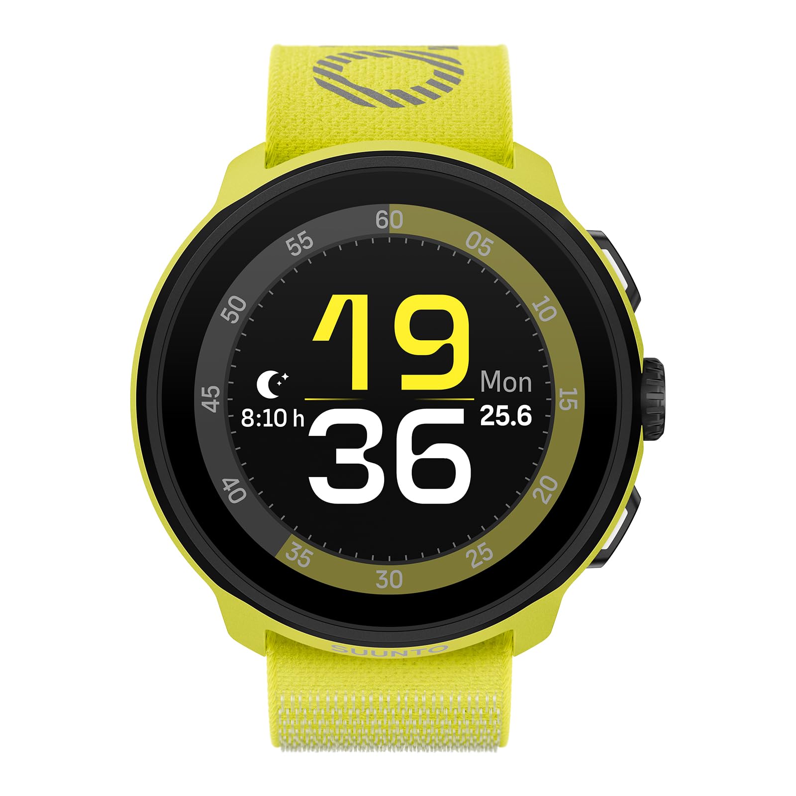 SUUNTO RUN Orologio Sportivo da Corsa, 1,32" AMOLED Touchscreen, Tracker Attività, Smartwatch per Running, GPS Dual Band, Monitoraggio della Frequenza Cardiaca/Sonno, 12 Giorni di Autonomia, Musica