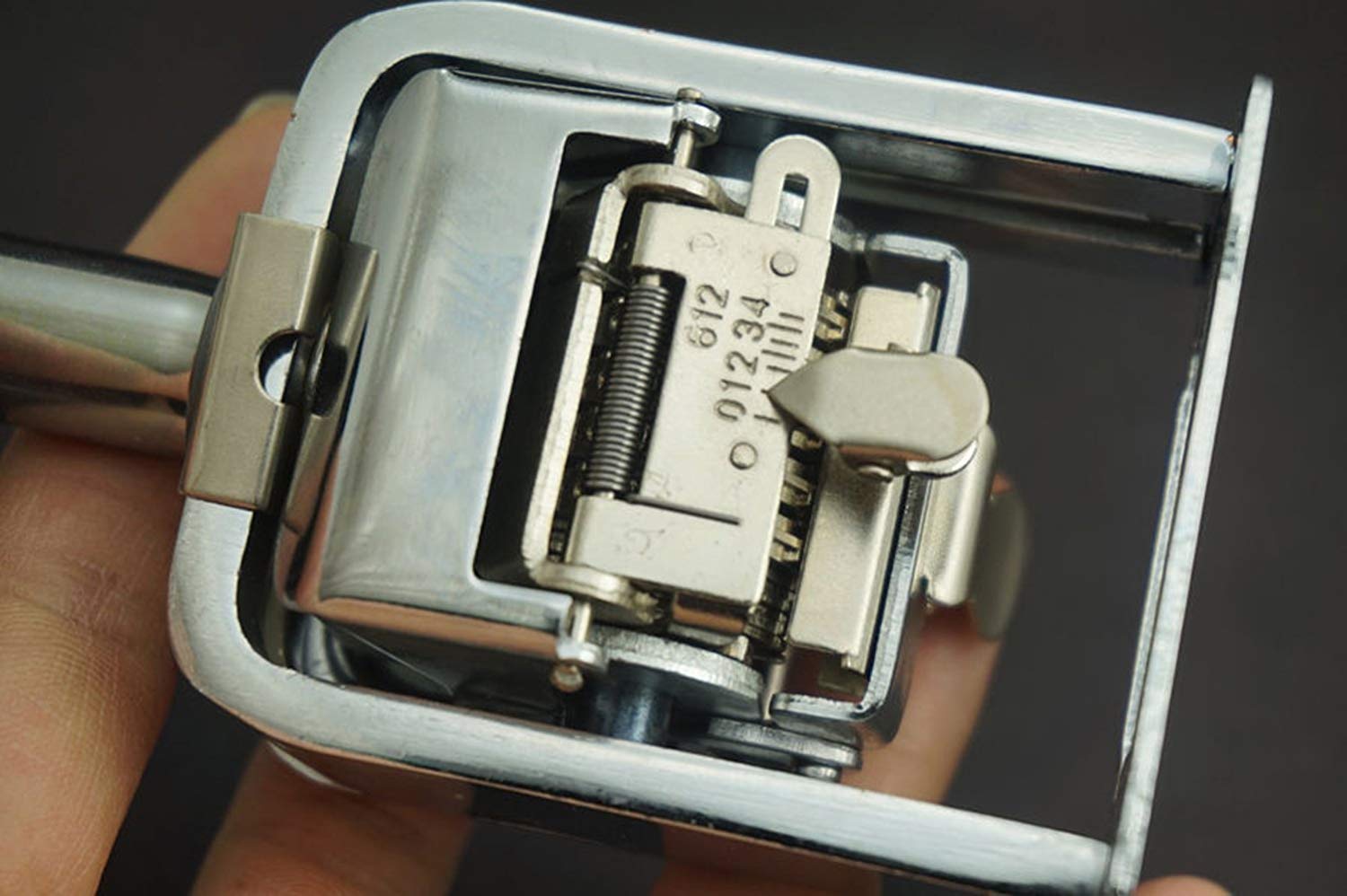 AUXPHOME Automatic Numbering Machine, Auto Jump 5-Digits, Number