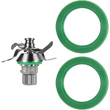 Pack of 2 Sealing Rings for TM5/TM6 Knife Sealing Rings for Mixing Knife Vorwerk Thermomix TM5 TM 6 Silicone Seals
