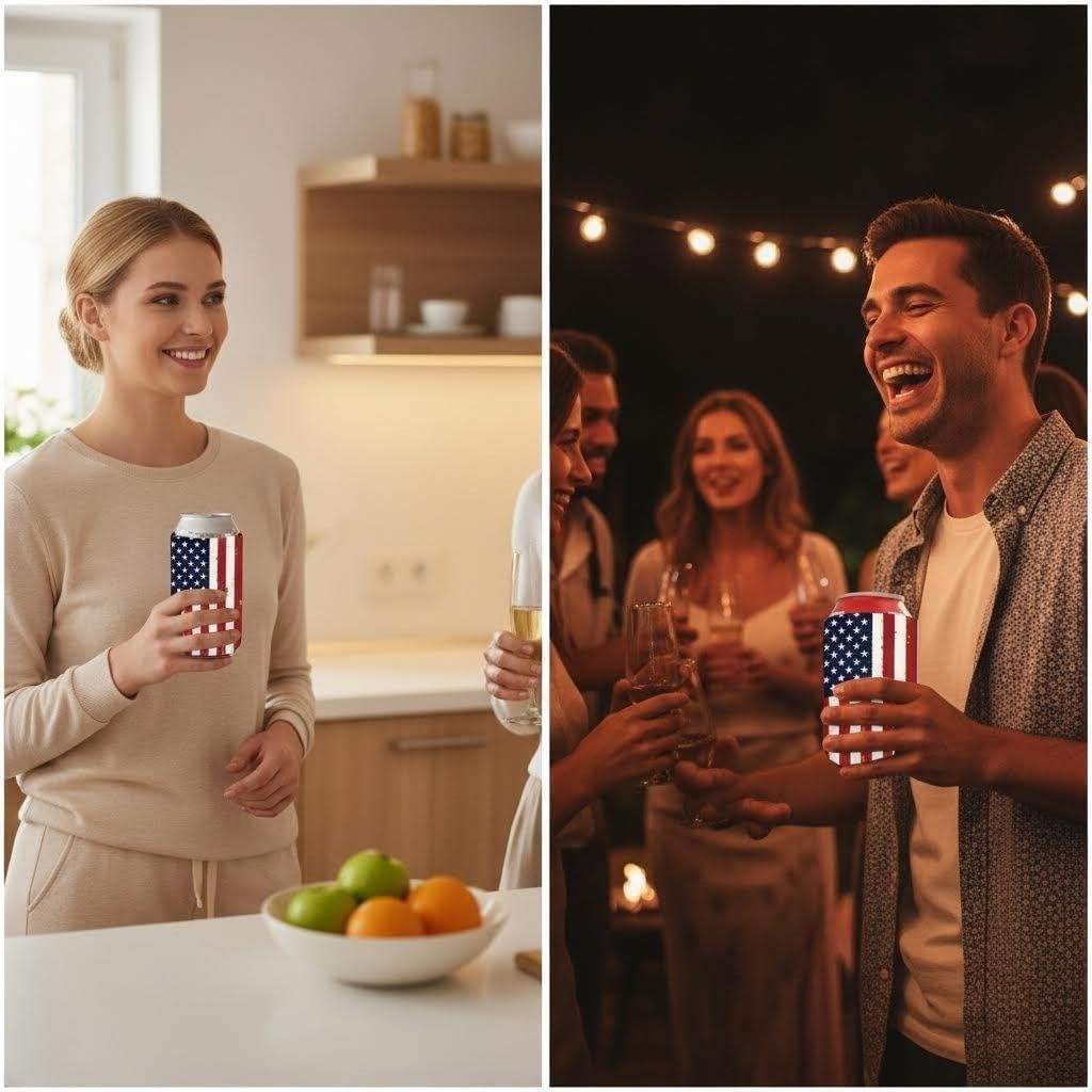 Soccer Championship Can Cooler 2026 Insulator Beverage Huggie Cooler Coozies for Soccer Fans International Country Flags Accessories Sports Events