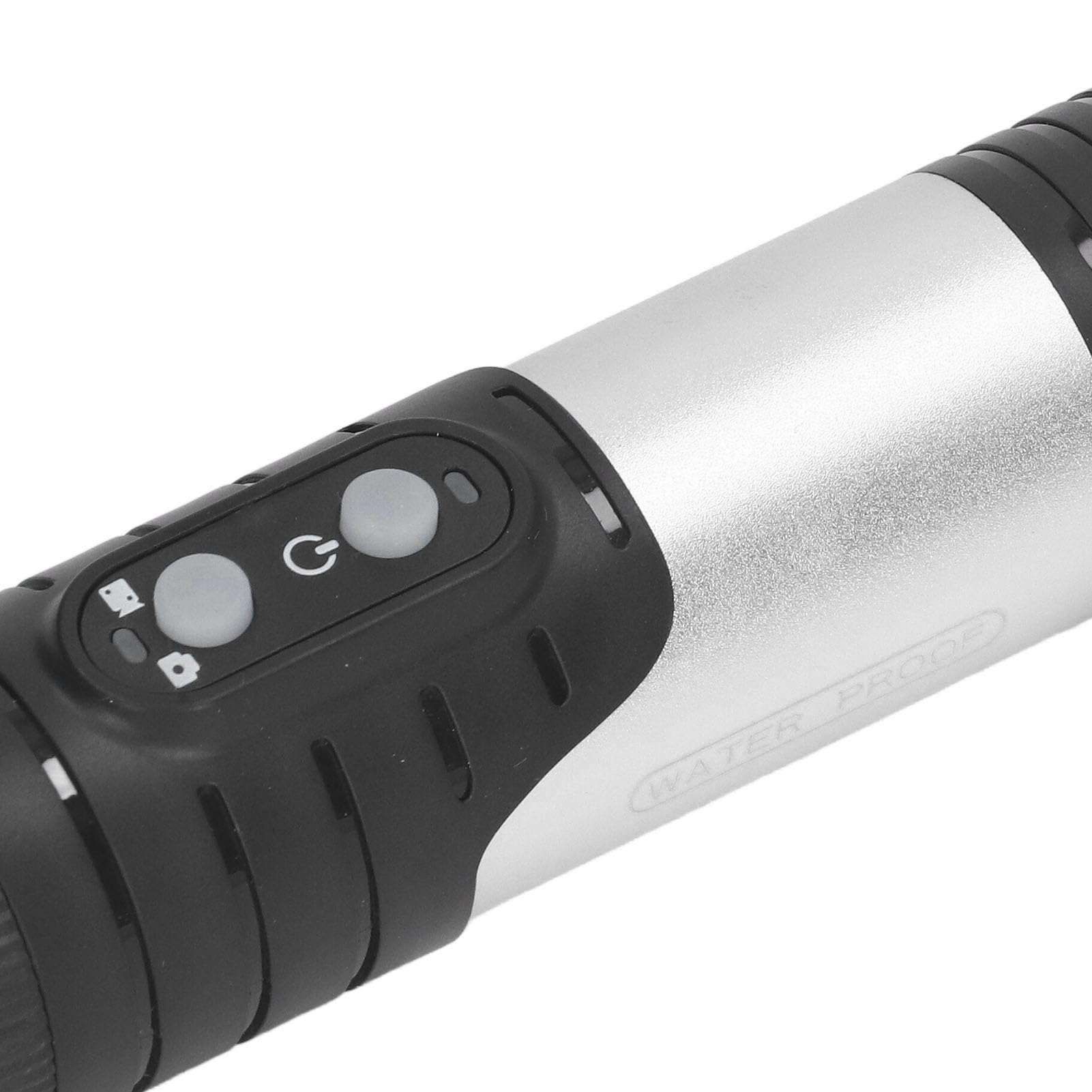 Kamera HD 1080P na Kasku Motocyklowym WiFi Kamera z latarką - Wodoodporna Kamera Sportowa DV do Jazdy na Rowerze na świeżym Powietrzu H68A (SILVER)