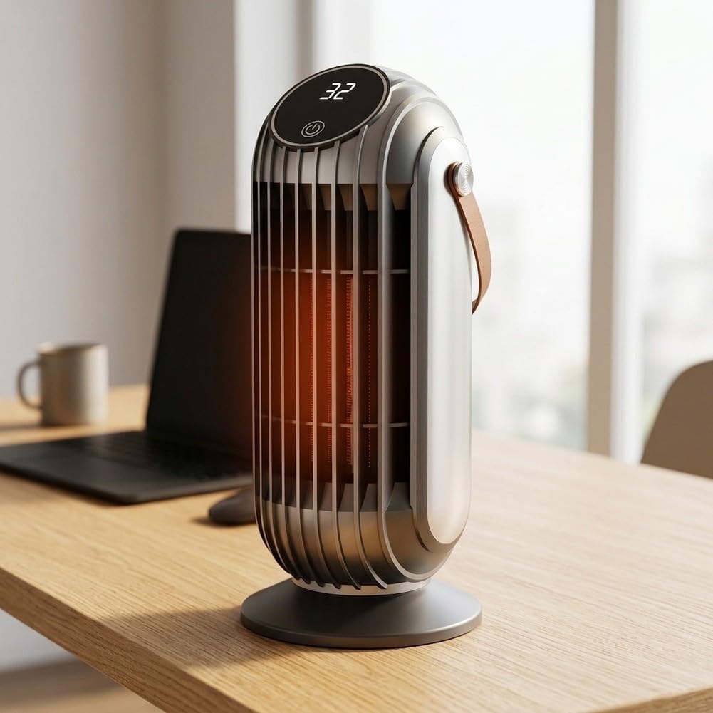 Ventilador Calefactor 1500W 4 Modos para temp Ventilador Calefactor(EU)