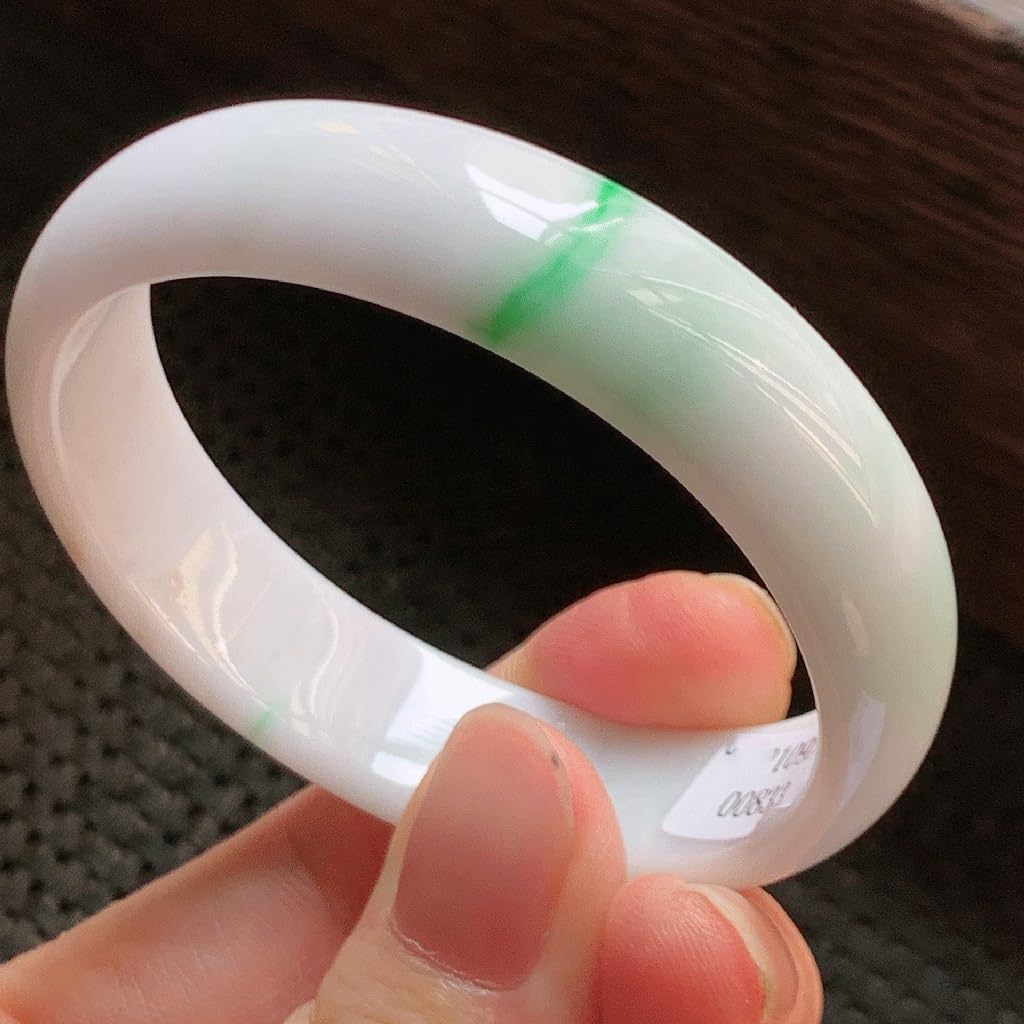 N/A Guifei Jadeite Bracelet Jewelry Jade Round White Background Green Jade Bracelet Female