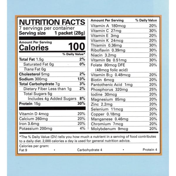Image of ProteinWise - Chocolate Hazelnut Meal Replacement Shake or Pudding - 7 /Box