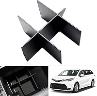 Vista 8 de Karltys Organizador de consola central para salpicadero, caja de almacenamiento detrás de pantalla para teléfonos, llaves, tarjeta de lentes de sol