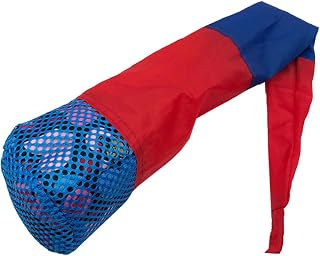 Suporun Children Toss Game Soft Tail Meteor Sandbag Ball Bean Bag Indoor Outdoor Games Toss Sandbag Ball Red+Blue