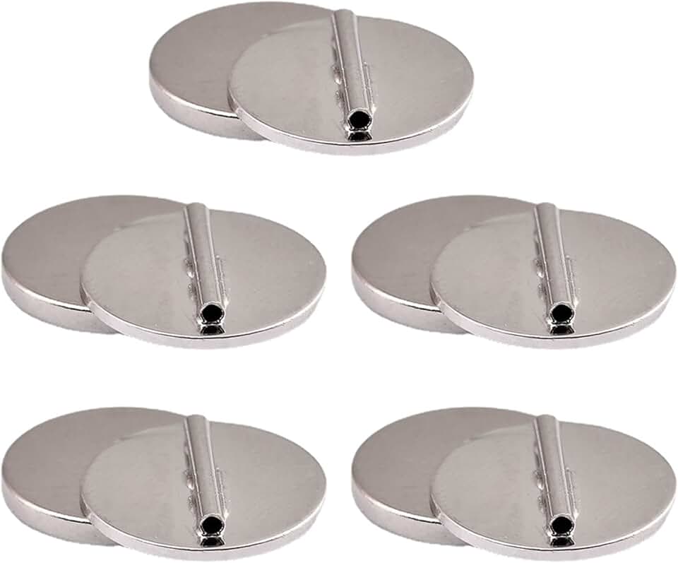 5 Pieces Strong Magnetic Brooch Converter Pin Keepers Harm-Free Clothing Magnet Buckle Tie Free Clothing Brooch Adapter