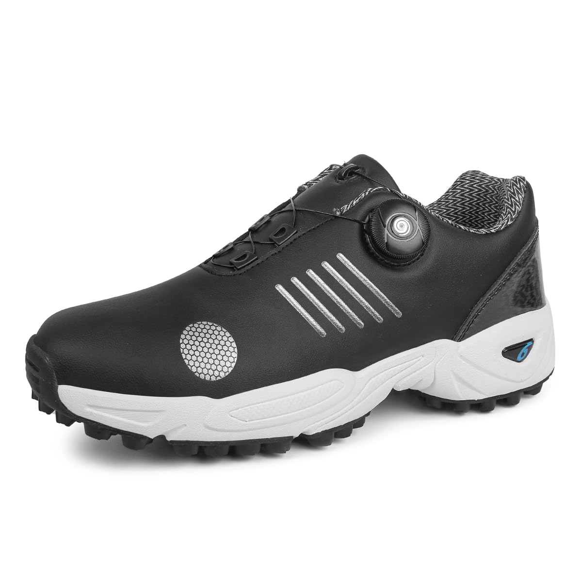 BLBK Zapatillas de golf para hombre con sistema de encaje