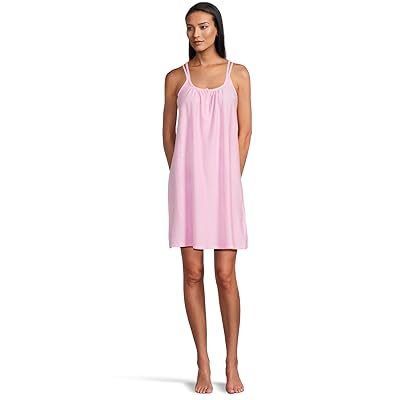 Lauren Ralph Lauren Knit Double Strap Button Neck Gown Women