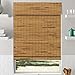 SelectBlinds Bamboo Shades | Woven Wood Blinds for Windows Classic Cordless, Sample Kit