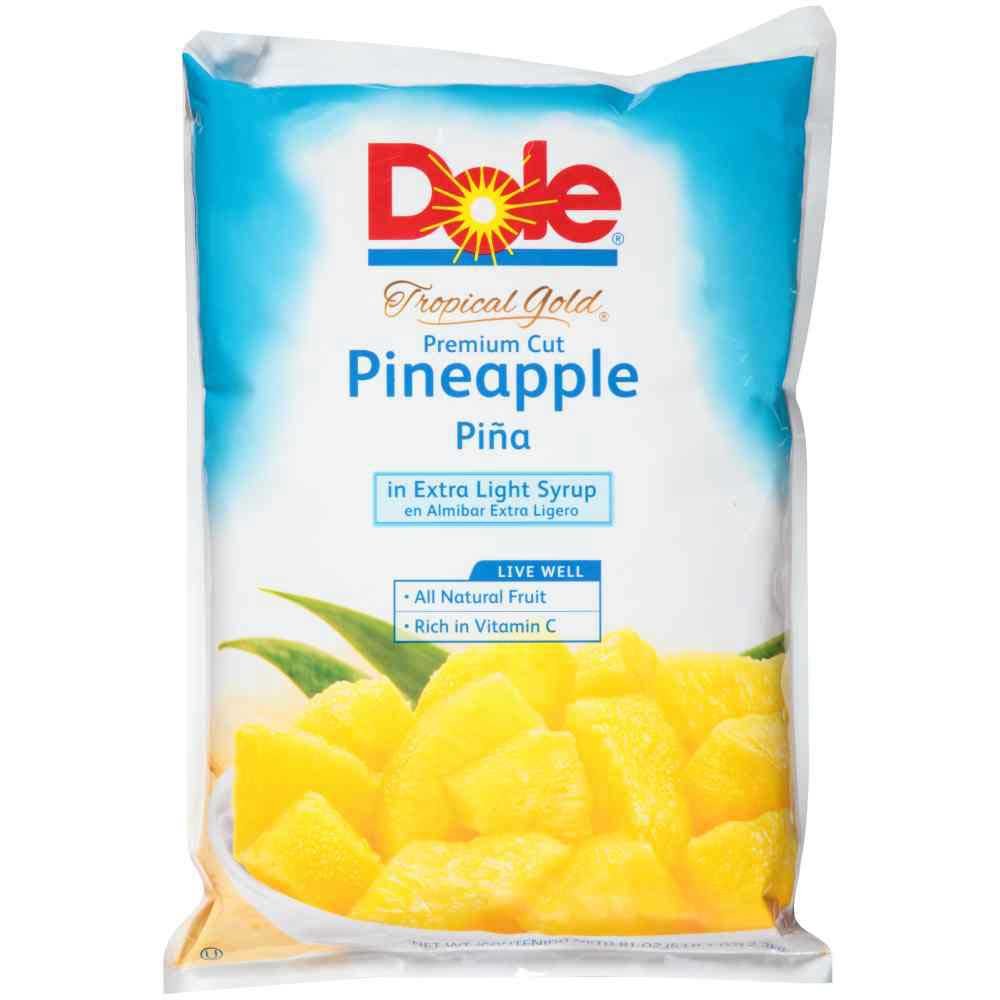 Amazon.com : Dole Pineapple Chunks Fancy In Extra Light Syrup, 81