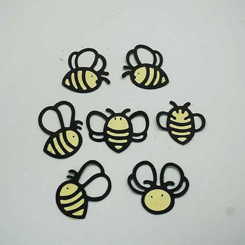 Vista 4 de Troqueles de corte de metal para festival de abejas, plantillas de estampado de decoración de primavera para álbumes de recortes, álbum de fotos