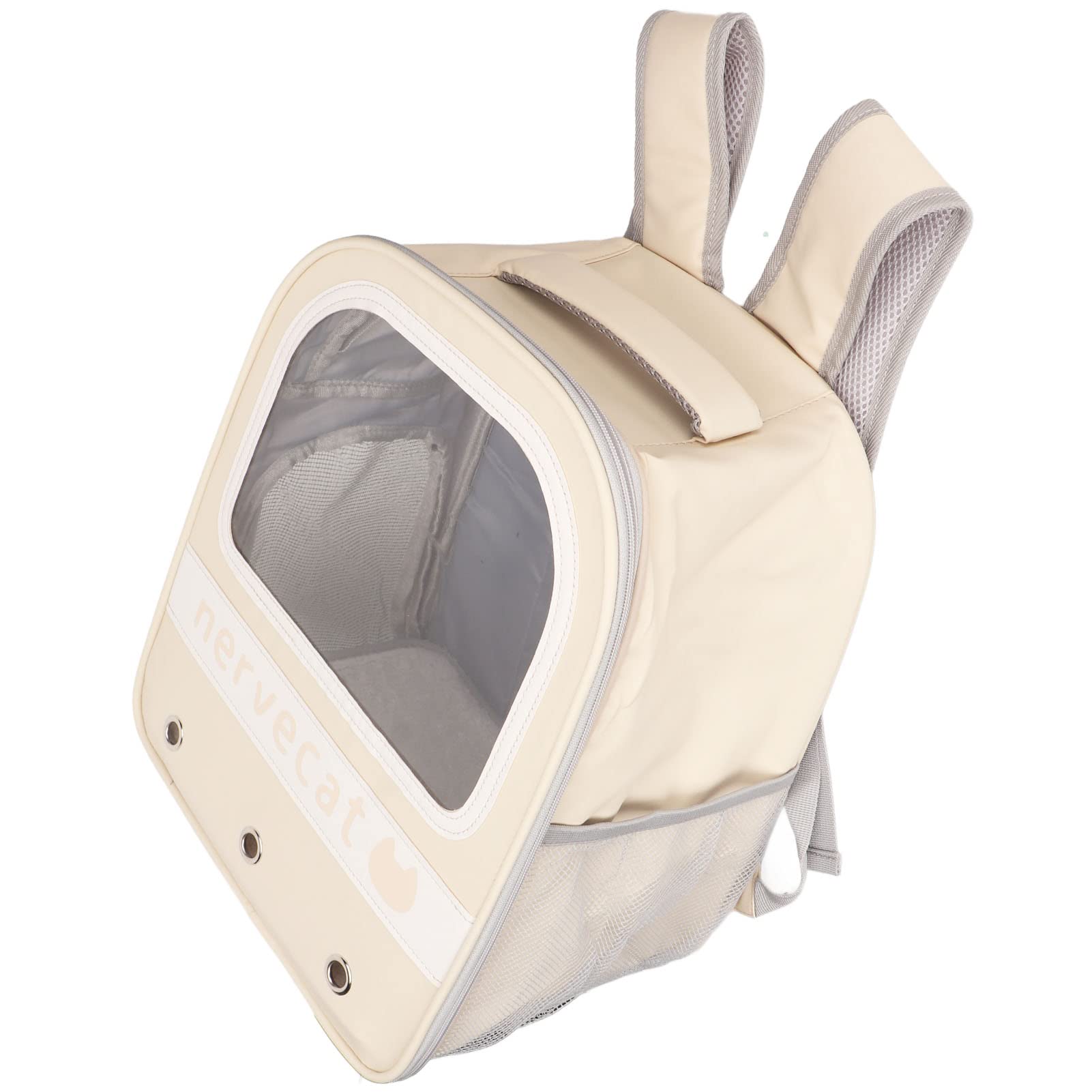 Katzenrucksack, Großes Fassungsvermögen, Transparentes Blasendesign mit Belüftung für Reisen, Wandern und Outdoor-Aktivitäten, Strapazierfähiges PU-Material, 33 X 23 X 40 cm