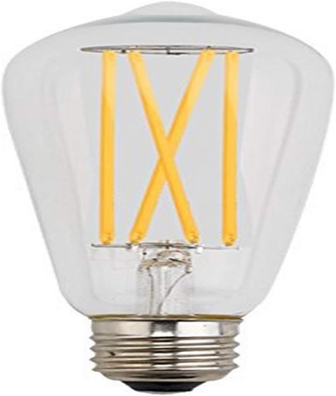 Kodak Led Lighting K67025-UL Kodak 67025-UL Edison ST-64 Dimmable LED Light Bulb, 60-watt, E26 Base, Clear w/Extra Long Filament