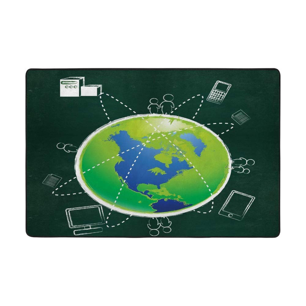 Tapis salon polyester grand format Color3 CHEHONG idéal pour réchauffer votre salle à manger