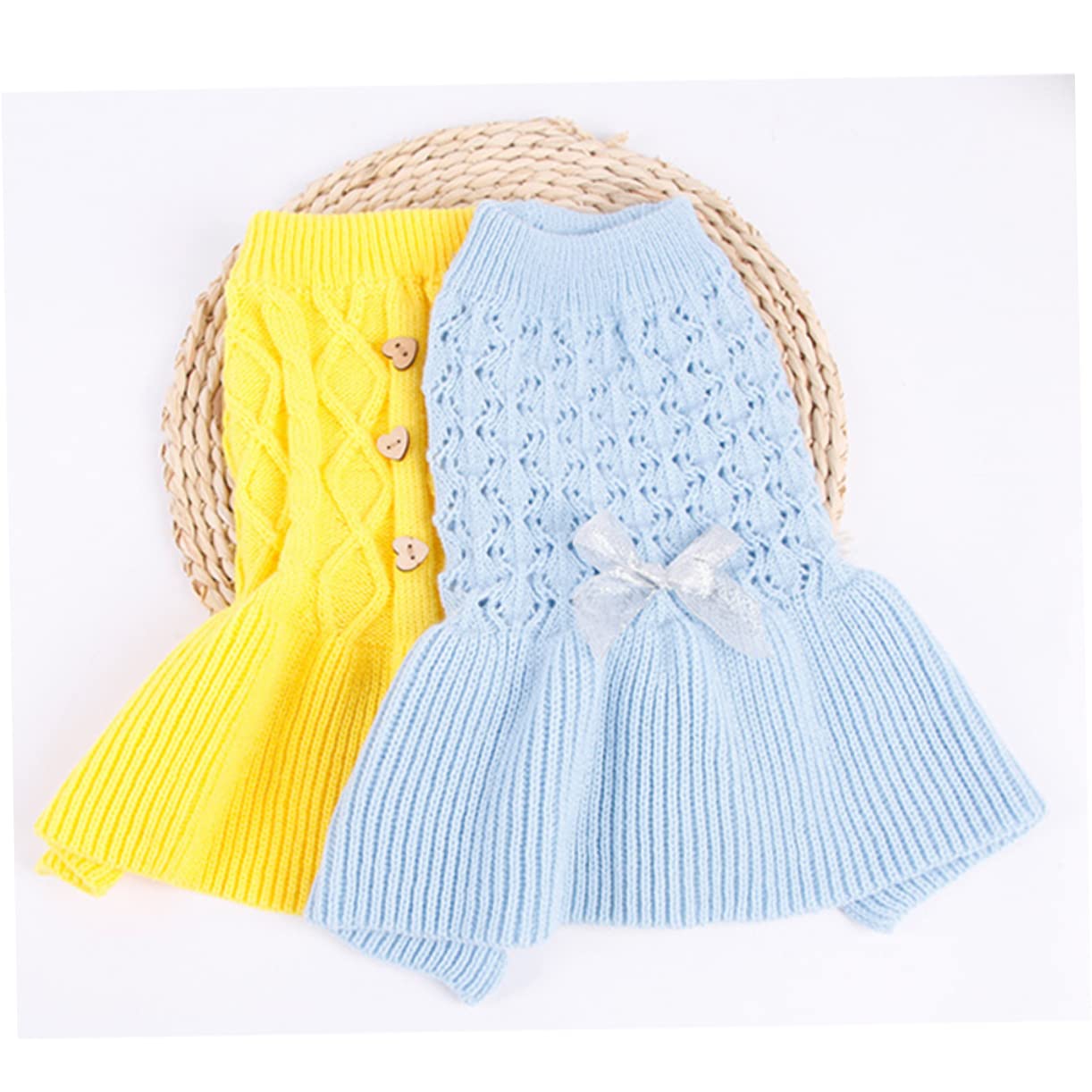 Beavorty 3pièces Pull Printemps pour Chiens Et Vêtements Confortables Laine pour Chiens Et Couleur Bleue s