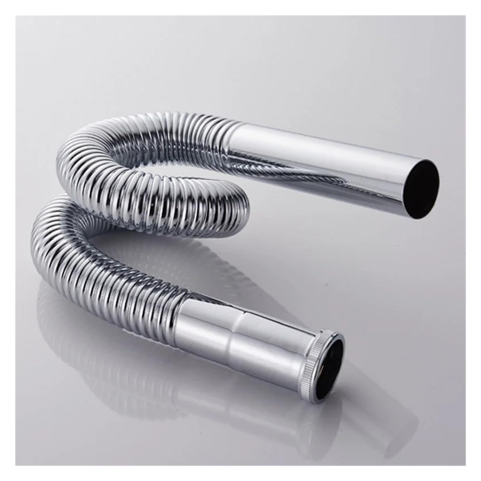 Tubo flessibile in ottone Sifone Flessibile Scarico lavello Bagno Cucina Bacino Tubo dell'acqua Tubo DN30 Set di rifiuti Accessori for vasca | Bagno Cucina Lavabo Tubo dell'acqua Tubo DN30 Set di rifiuti for lavandino Accessori for vasca(Black)