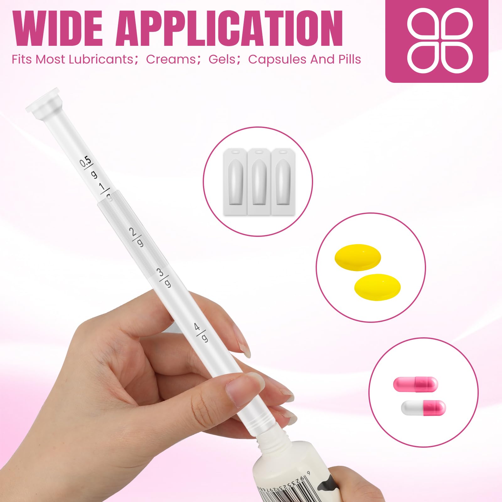 Vaginal Applicators - 30 Pack, Soft Tip -3 Vaginal Applicators - 30 Pack, Soft Tip -3