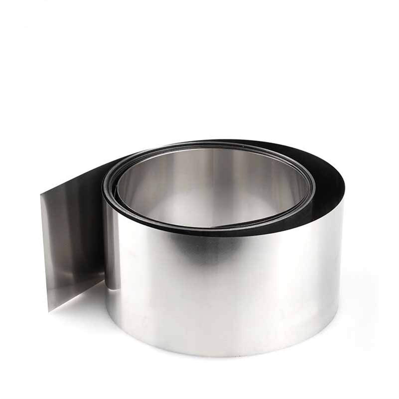 Xianglaa-mała metalowa płyta cienka blacha stalowa blacha ze stali nierdzewnej, 0,05-3 mm grubość x 100 mm szerokość x 500 mm długość, naprawy elektryczne (specyfikacja: 0,10 x 100 x 500 mm)