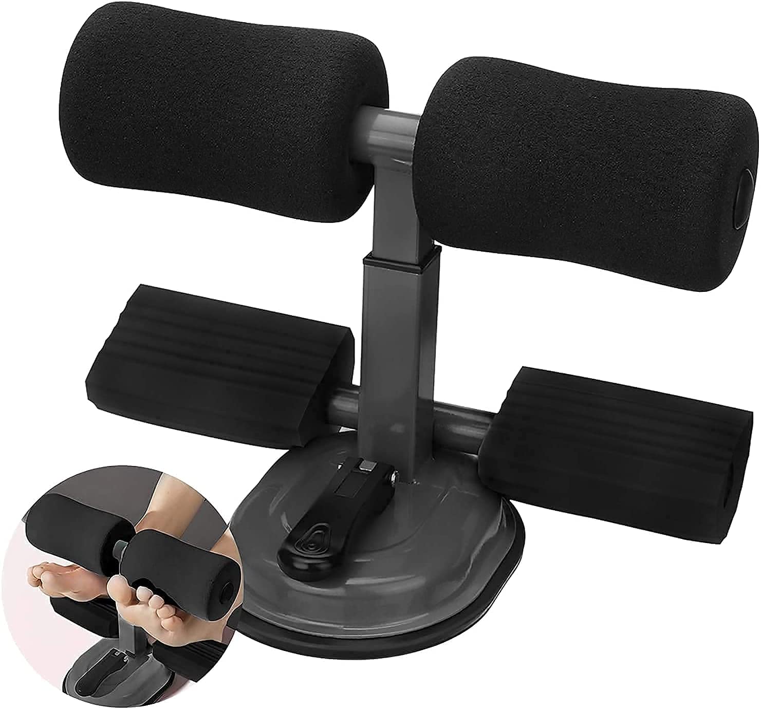 AR Mall Sit-Up Bar Assistive Abdominal Chest and arm Muscles Exercise Adjustable Assistant Fitness Equipment Suction Cup Home Workout Healthy Abdomen Press Leg Support (B09FFF7WMH) Amazon Price History, Amazon Price Tracker