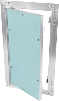 Vent Systems 8" x 16" Inch Access Panel - Drywall, Wall, Electrical, Plumbing Cover Plate - Ceiling, Wall Mount Drywall Access Panel - Metal Crawl Space Door for Home, Garage, Basement, Attic