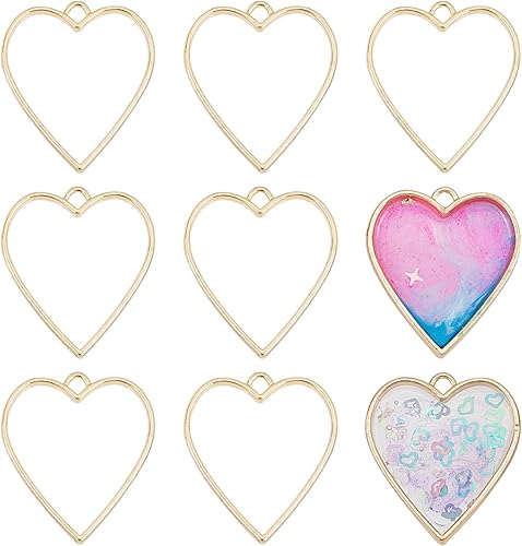 OLYCRAFT Aleación de espalda abierta, Zinc Perla