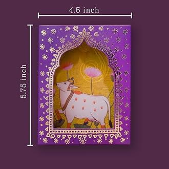 Deep Dwar Diwali Jharokha Lamps Set of 12 with LED Diyas | Festive Decor | Wall Decor | Traditional Jharokha Box | DIY Craft | Perfect for Diwali Decorations & Balcony (Set of 12)