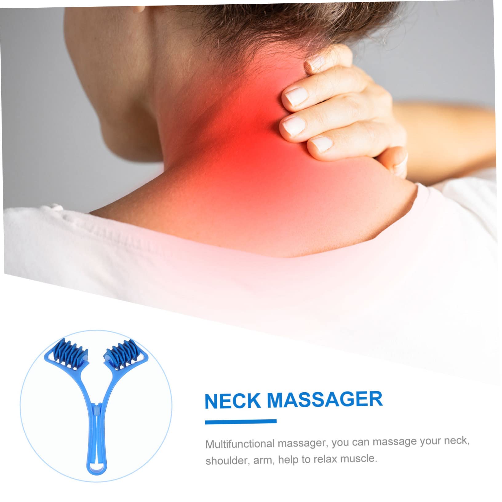 TOVINANNA 1pc Massager Fascia Massage Tool Massage Roller Stair Climbing Cart Massage Tools Deep Tissue Fascia Roller Kid Remover Fitness Relaxer Spine