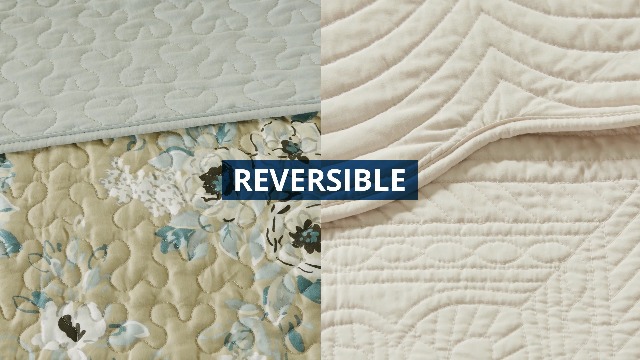 Amazon.com: Madison Park Quilt Set Luxurious Jacquard