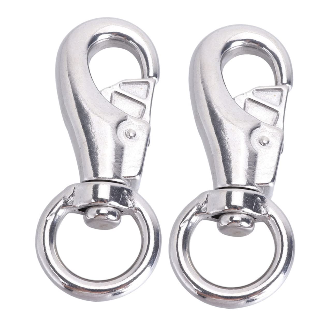HOODANCOS Swivel Hook Snap Set 2pcs Heavy Duty Metal Hooks for Hanging Chairs Hammocks Easy Rotation