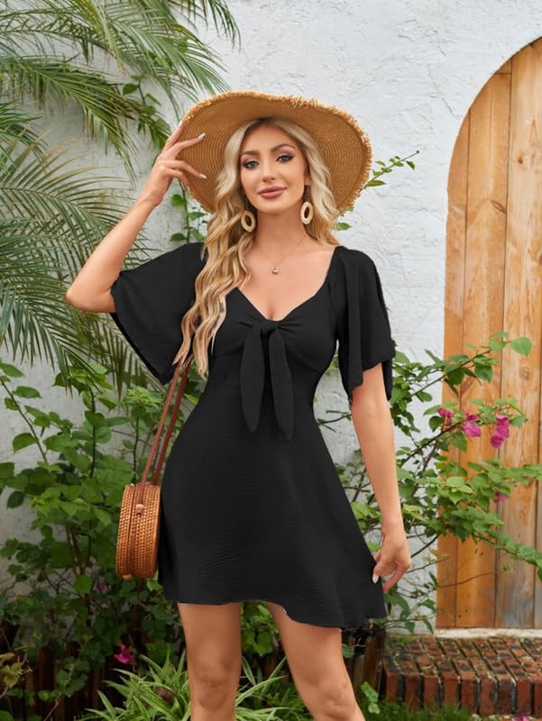 Robe de plage courte et décontractée pour vos vacances d'été - 2