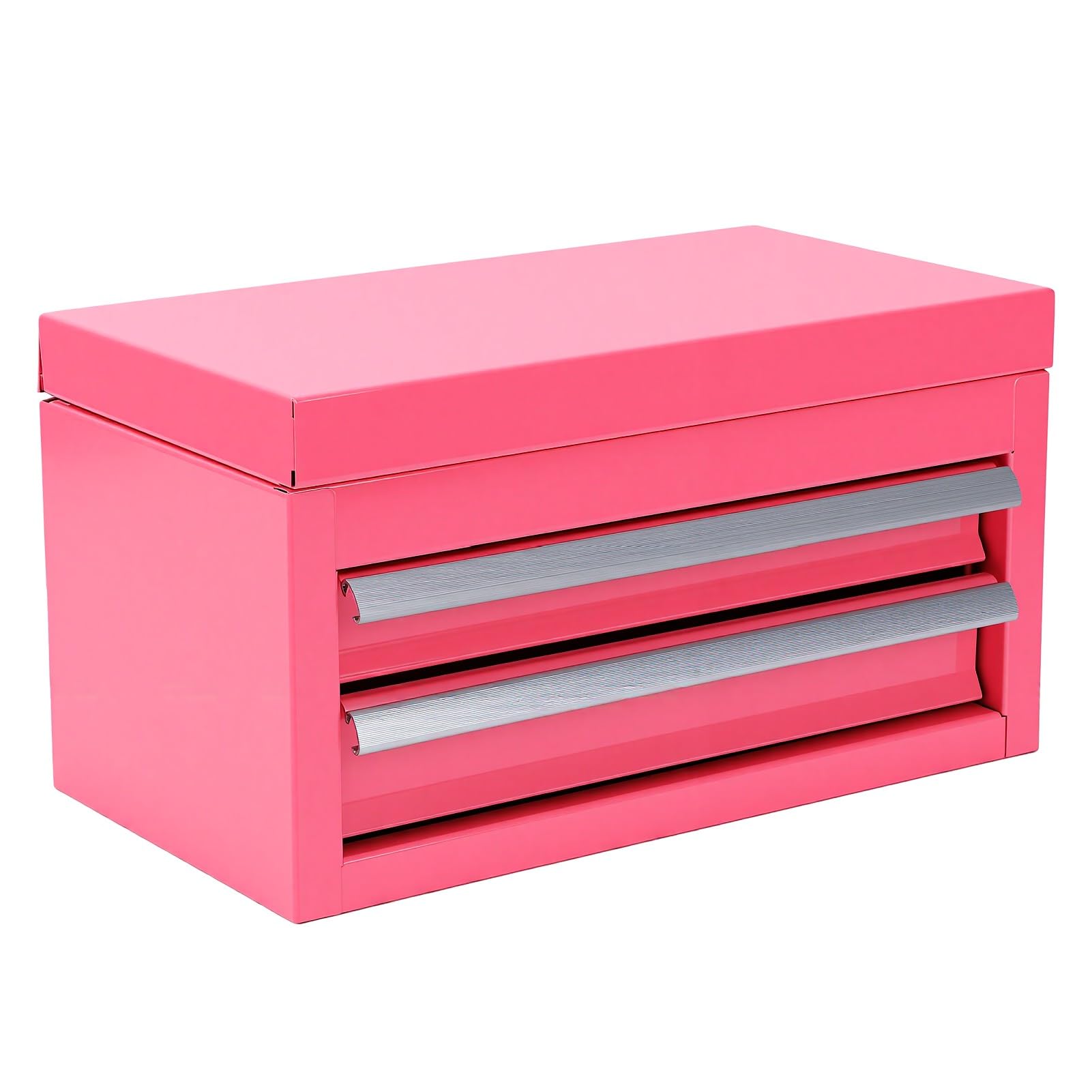 Caja de Herramientas Mini con 2 Cajones, Hierro Rosa