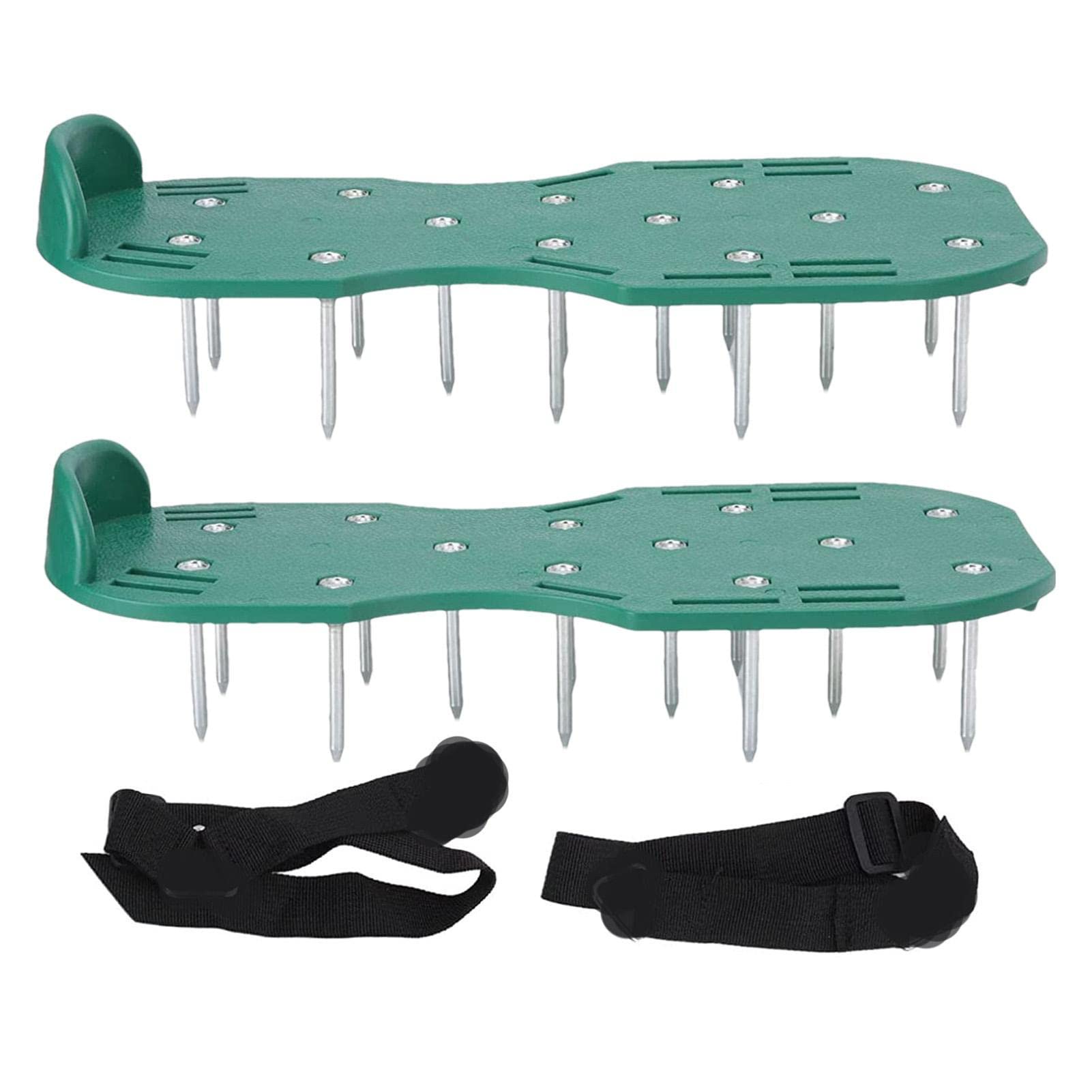 Gunite Spiked Shoes, Soil Conditioner Spike Shoes with 1.65" Short Spikes, Soil Conditioner and Aerator for Patio, Garden, Lawn, Grass Aferzov