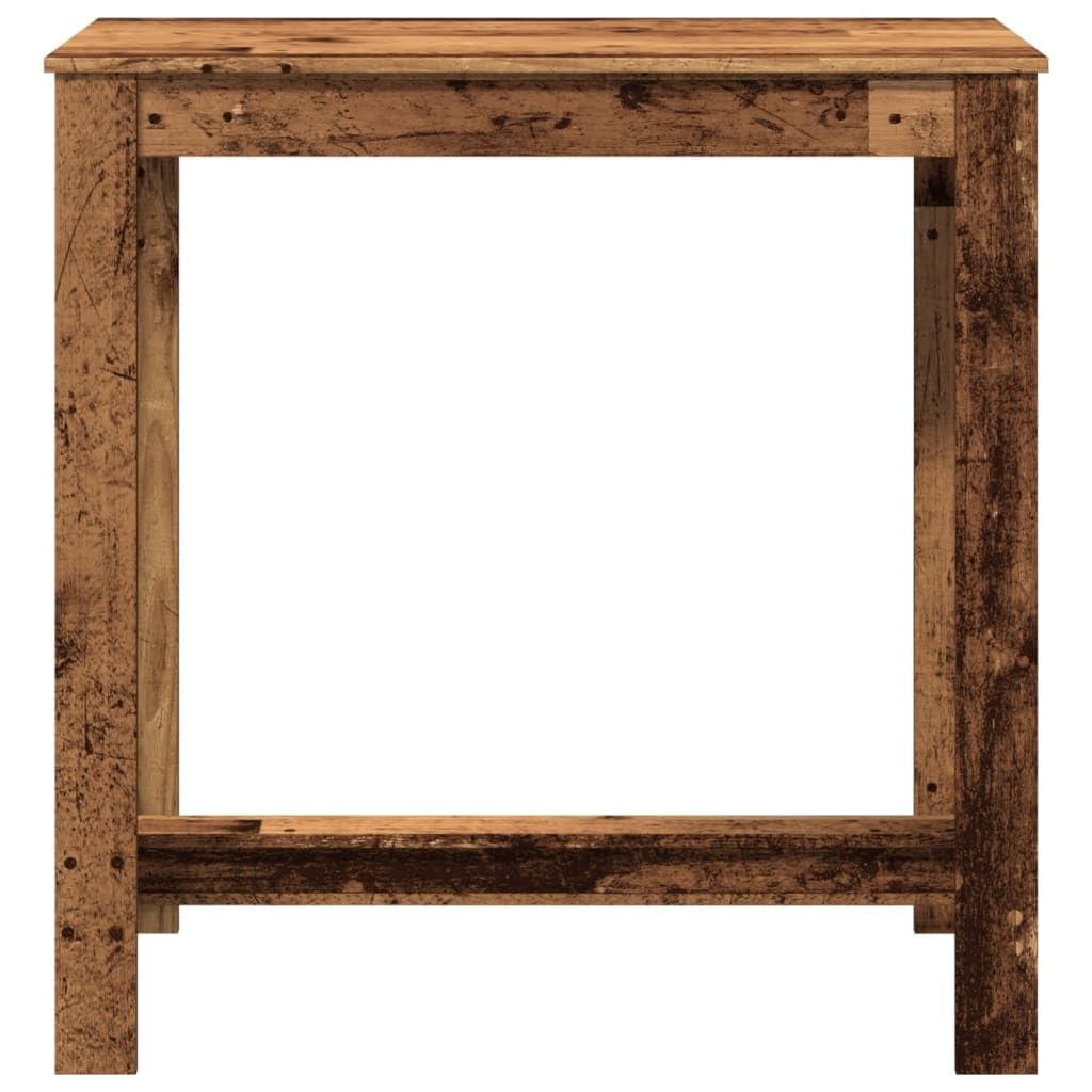 vidaXL Mesa Alta de Bar Madera ingeniería Envejecida 102x50x103,5 cm, Mesa de Bar, mesita de Bar, Mesa Alta de Cocina, mesas de Bar, Mesa de Pub