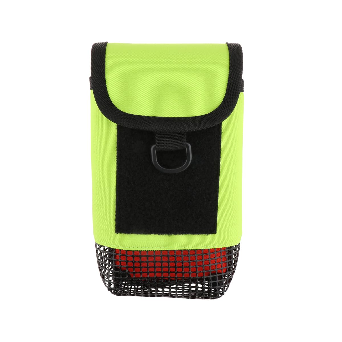Fiozinx Finger Reel/SMB Safety Surface Marker Buoy Mesh Storage Pocket Scuba Diving Gear Bag Carry Case Pouch for Snorkeling Gear & Equipment (Green)