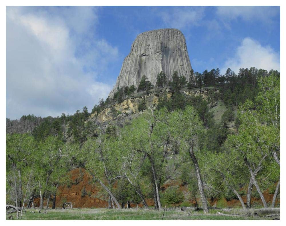 Global Gallery Devil'S Tower National Monument Showing Famous Basalt Tower, Sacred site for Native Americans, Wyoming-Paper Art