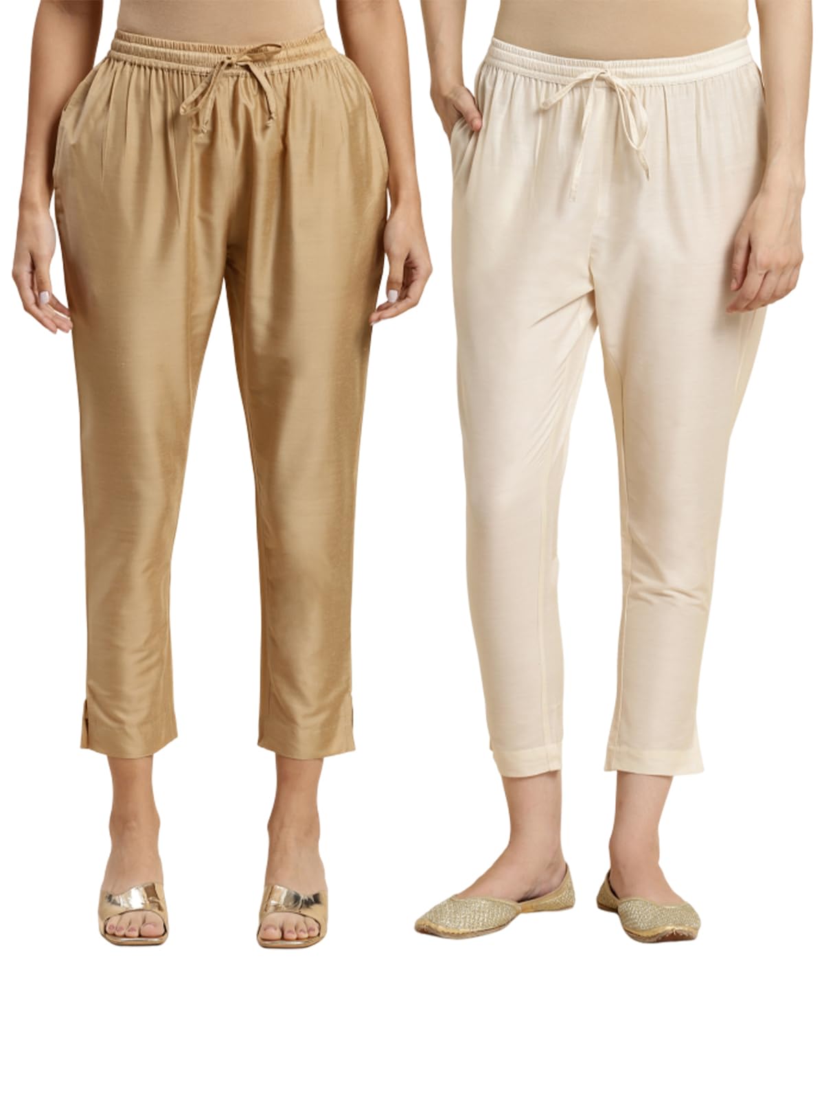rangita Women Solid Ankle Length Pencil Pant (Pack of 2)-picture-13
